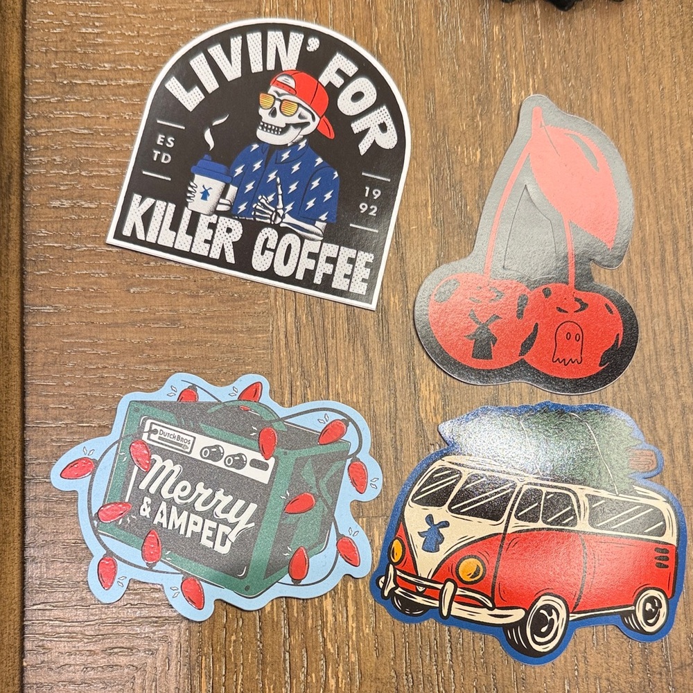 Dutch bros Sticker Set
